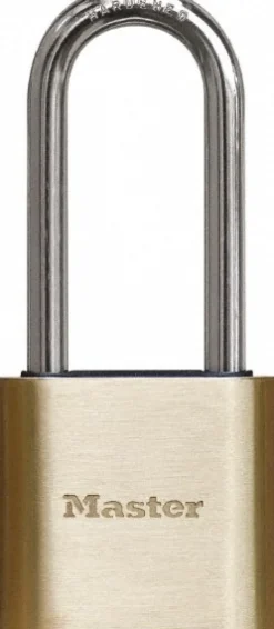 Combination Lock: Brass, 3" High, 2" Wide