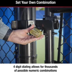 Combination Lock: Brass & Steel, 2
