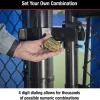 Combination Lock: Solid Brass, 2" Wide