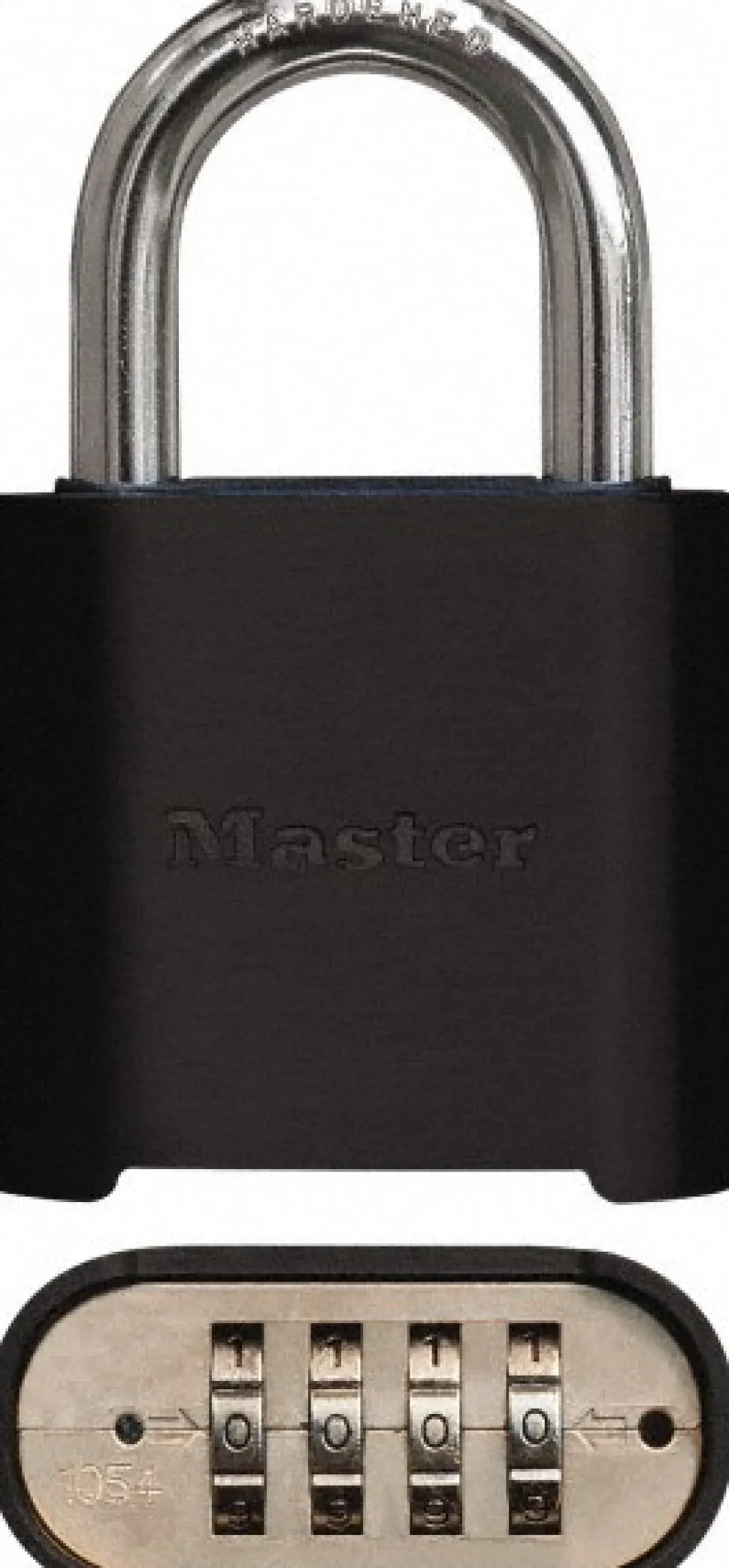 Combination Lock: Zinc, 3" High, 2" Wide, Powder Coated