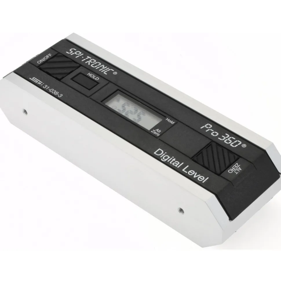 Combination Protractor & Inclinometer: 0.10 ° Resolution, Digital