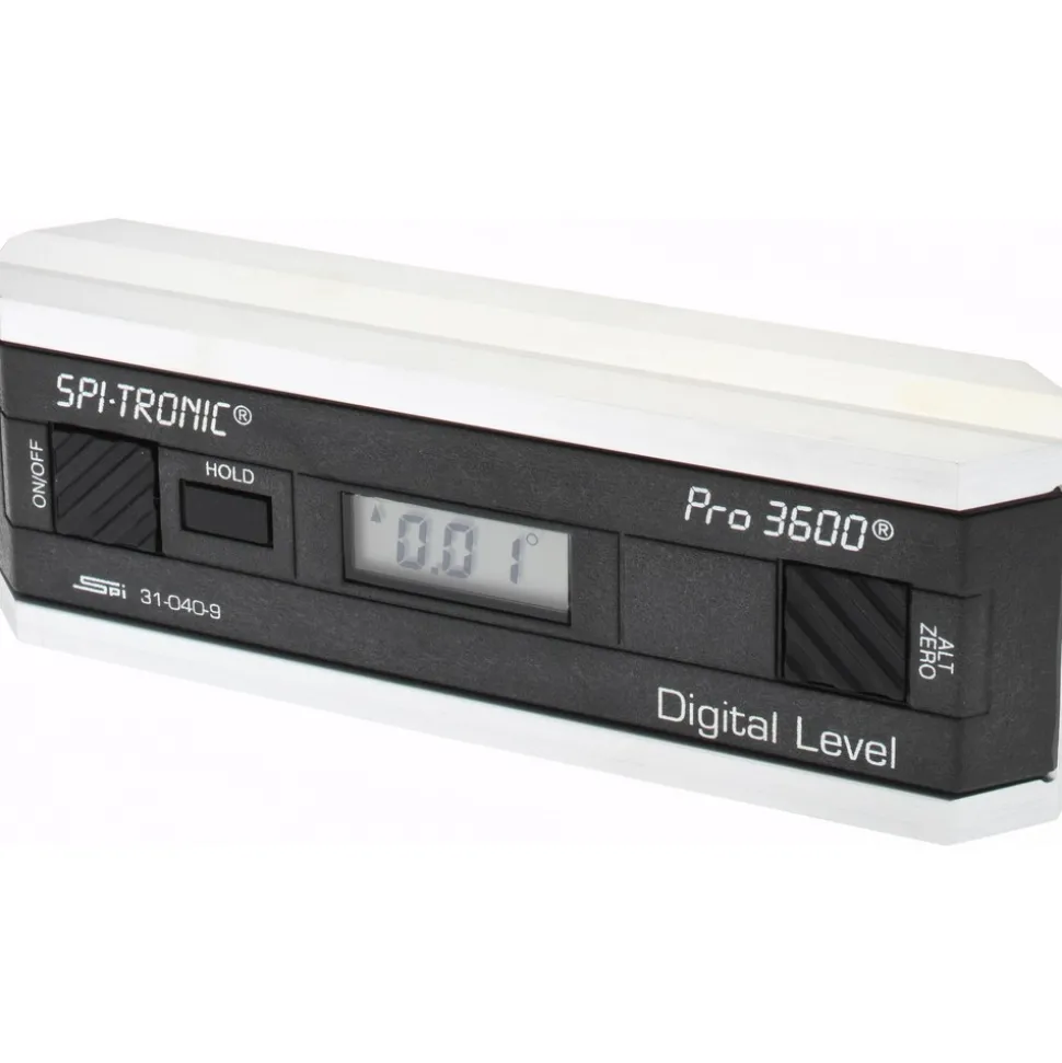 Combination Protractor & Inclinometer: 0.01 ° Resolution, Digital