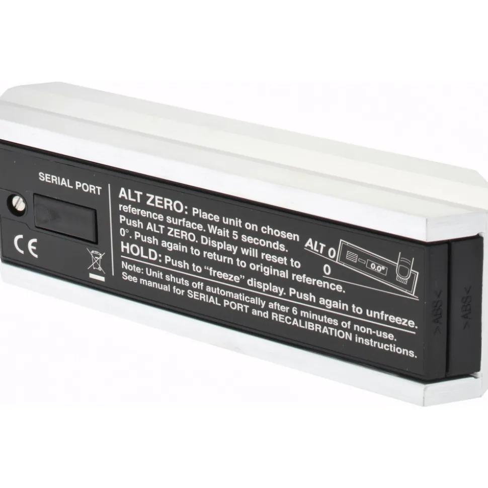 Combination Protractor & Inclinometer: 0.01 ° Resolution, Digital