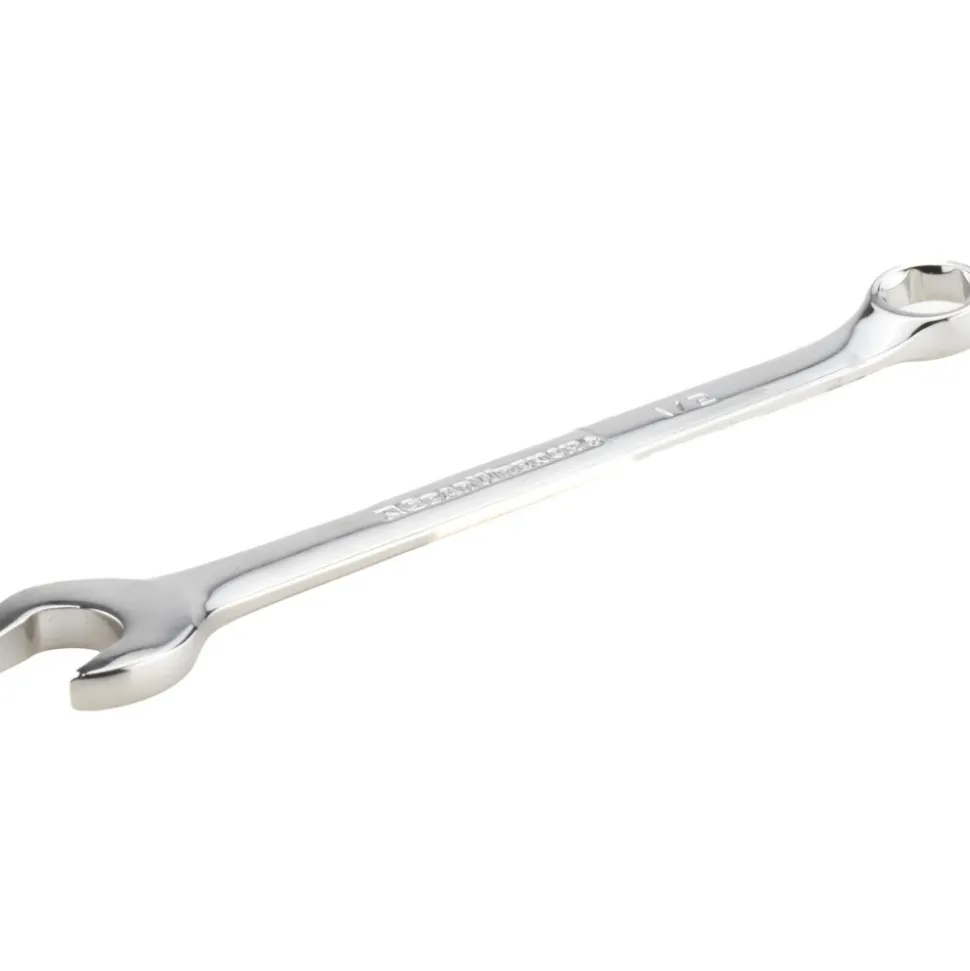 Combination Wrench: 1/2" Head Size, 15 deg Offset
