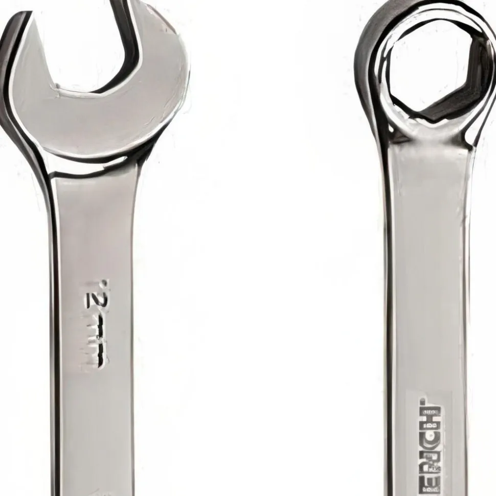Combination Wrench: 15/16" Head Size, 15 deg Offset