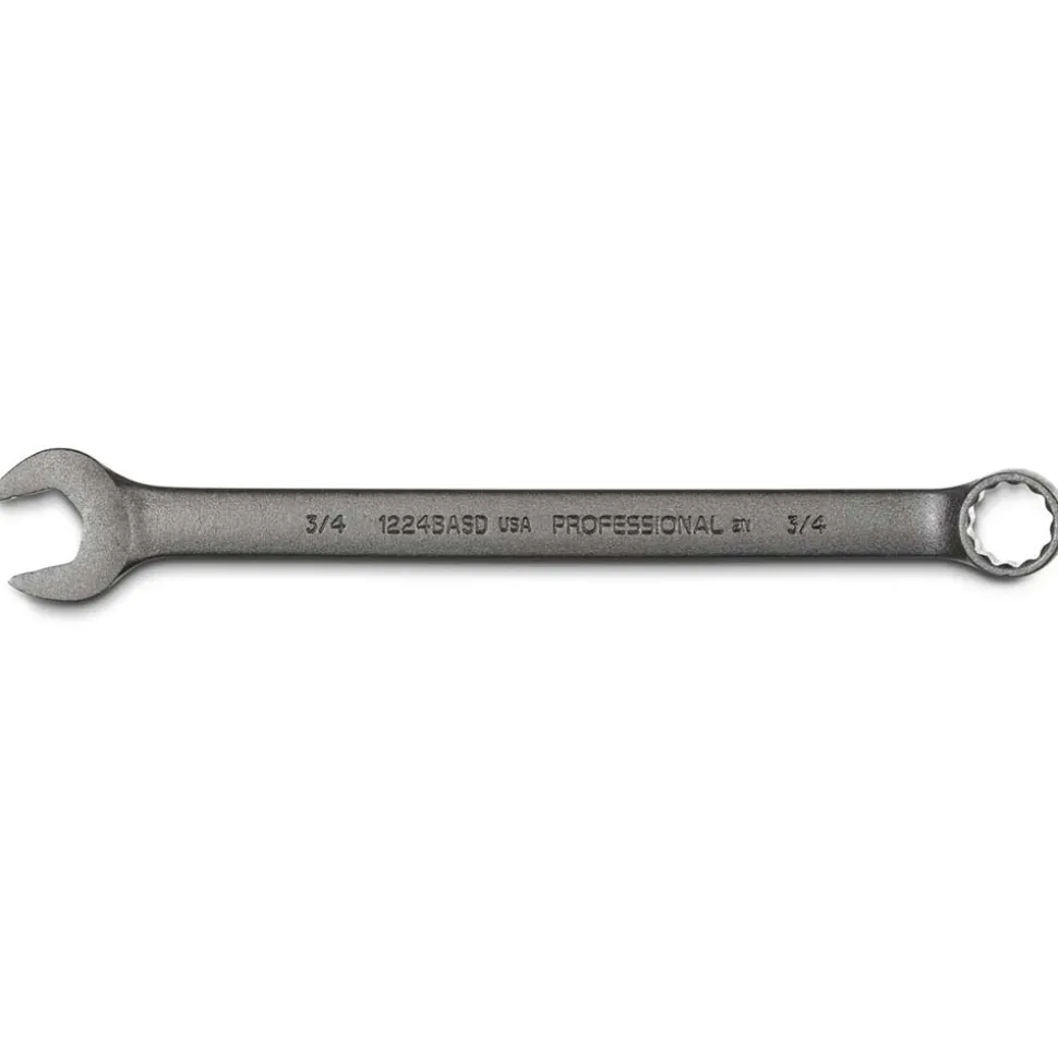 Combination Wrench: 3/4" Head Size, 15 deg Offset