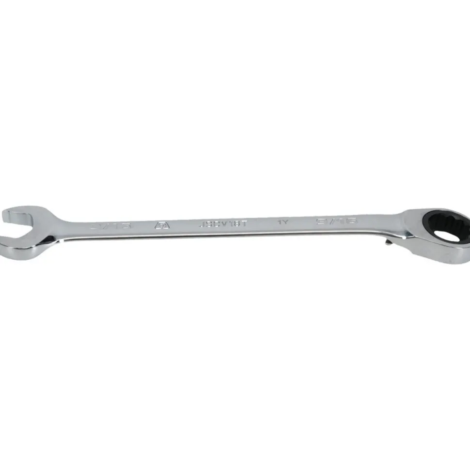 Combination Wrench: 9/16" Head Size, 15 deg Offset