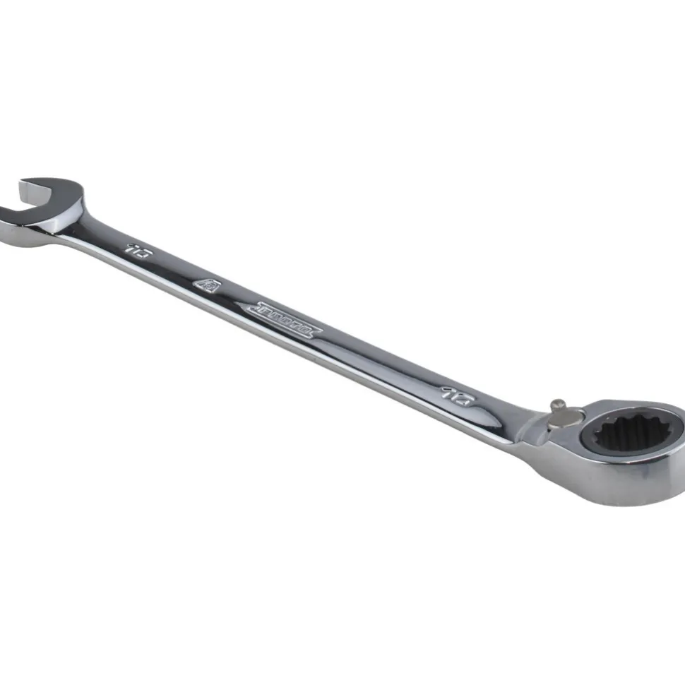 Combination Wrench: 10.00 mm Head Size, 15 deg Offset