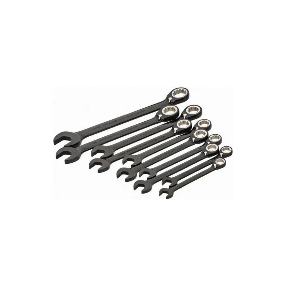Combination Wrench Set: 20 Pc, 7/32 to 1-1/2" Wrench, Inch