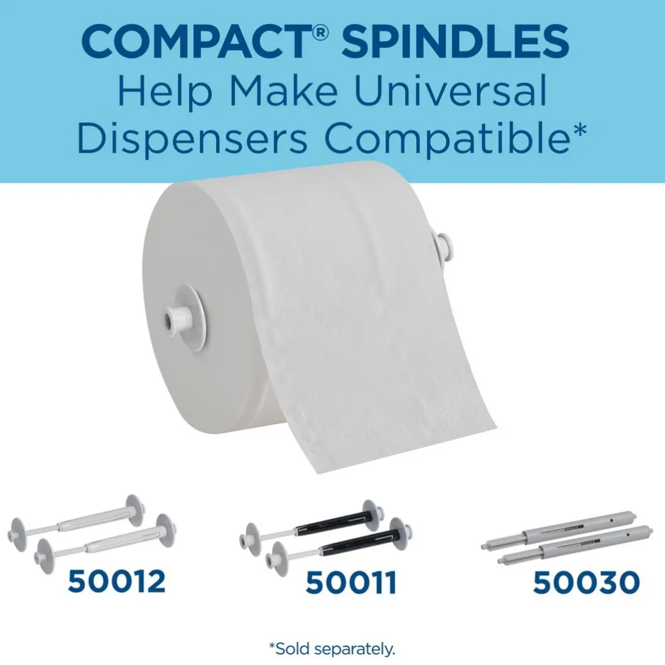 Compact Coreless 2-Ply Recycled Toilet Paper
