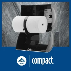 Compact Coreless 2-Ply Recycled Toilet Paper