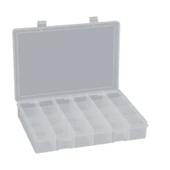 24 Compartment Clear Small Parts Compartment Box
