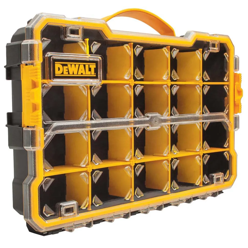 20 Compartment Yellow Small Parts Compartment Box