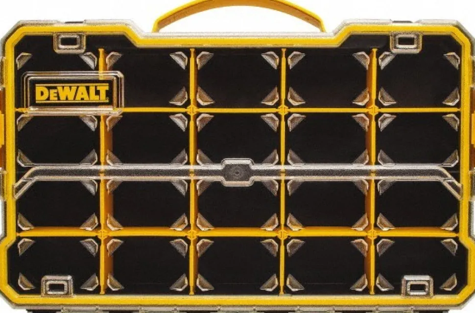 20 Compartment Yellow Small Parts Compartment Box