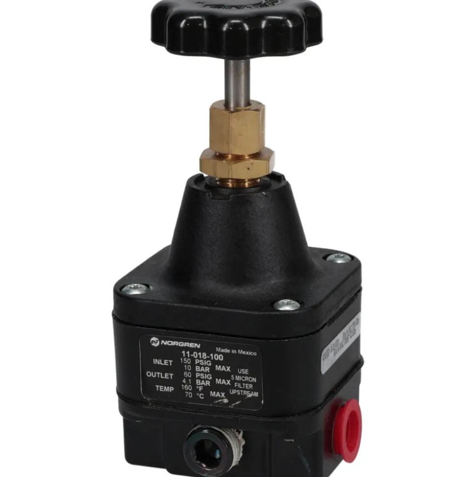 Compressed Air Regulator: 1/4" NPT, 150 Max psi, Precision Constant Bleed