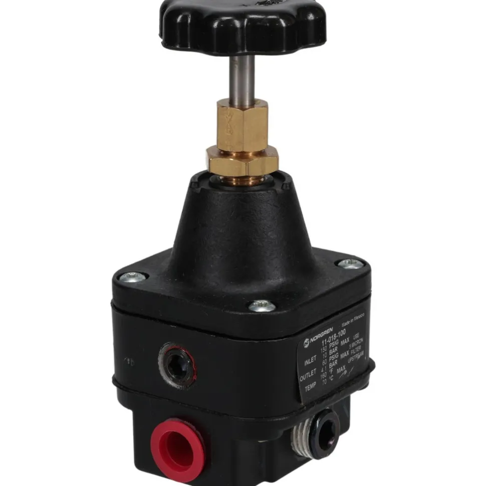 Compressed Air Regulator: 1/4" NPT, 150 Max psi, Precision Constant Bleed