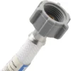 3/8" Compression Inlet, 7/8" Ballcock Outlet, Reinforced PVC Closet Supply Line
