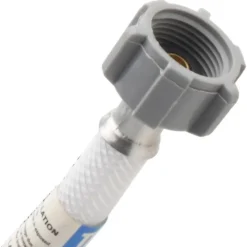 3/8" Compression Inlet, 7/8" Ballcock Outlet, Reinforced PVC Closet Supply Line