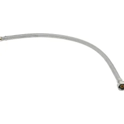 3/8" Compression Inlet, 1/2" FIP Outlet, Stainless Steel Lavatory/Sink Supply Line