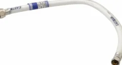 3/8" Compression Inlet, 1/2" FIP Outlet, Reinforced PVC Lavatory/Sink Supply Line