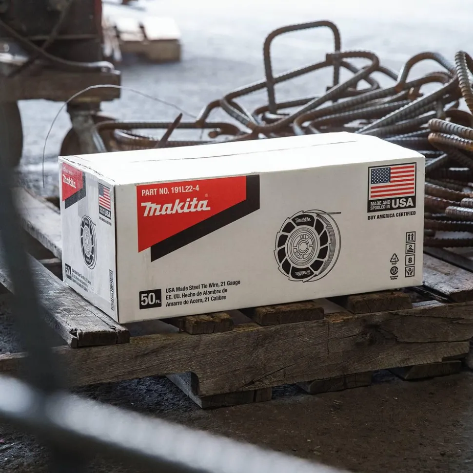 Concrete Form Accessories: For Use With: XRT01 & XRT02 Rebar Tying Tools; Includes: 191L22-4 Tie Wire (50 Rolls); Standards: UL; Type: Tie Wire