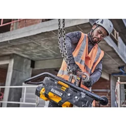 Concrete Tools: Includes: (1) DCPS660 60Kg Class Rammer, (2) DCBPS0554 554Wh Batteries, (1) DCBPSC0550 550W Charger; Material: Heavy-Duty Rubber, Steel (Frame); Tool Type: Rammer Kit