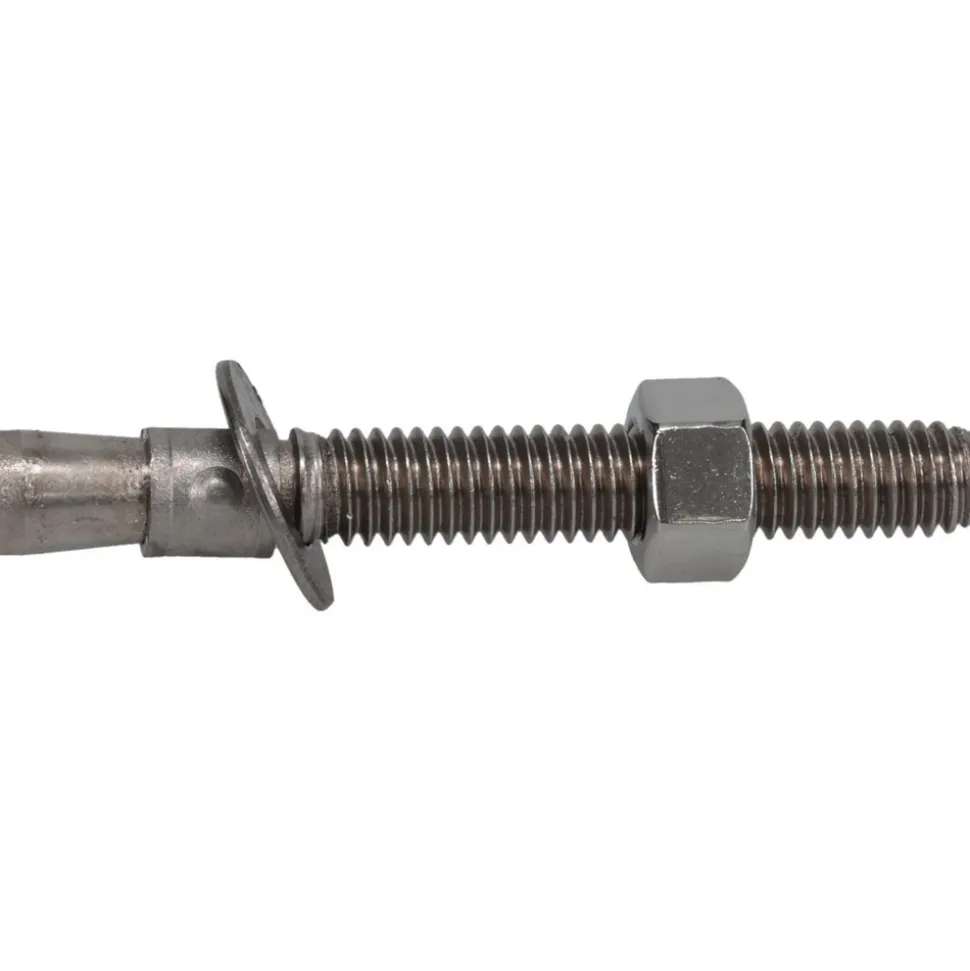 Concrete Wedge Expansion Anchor: 3/8" Dia, 3" OAL