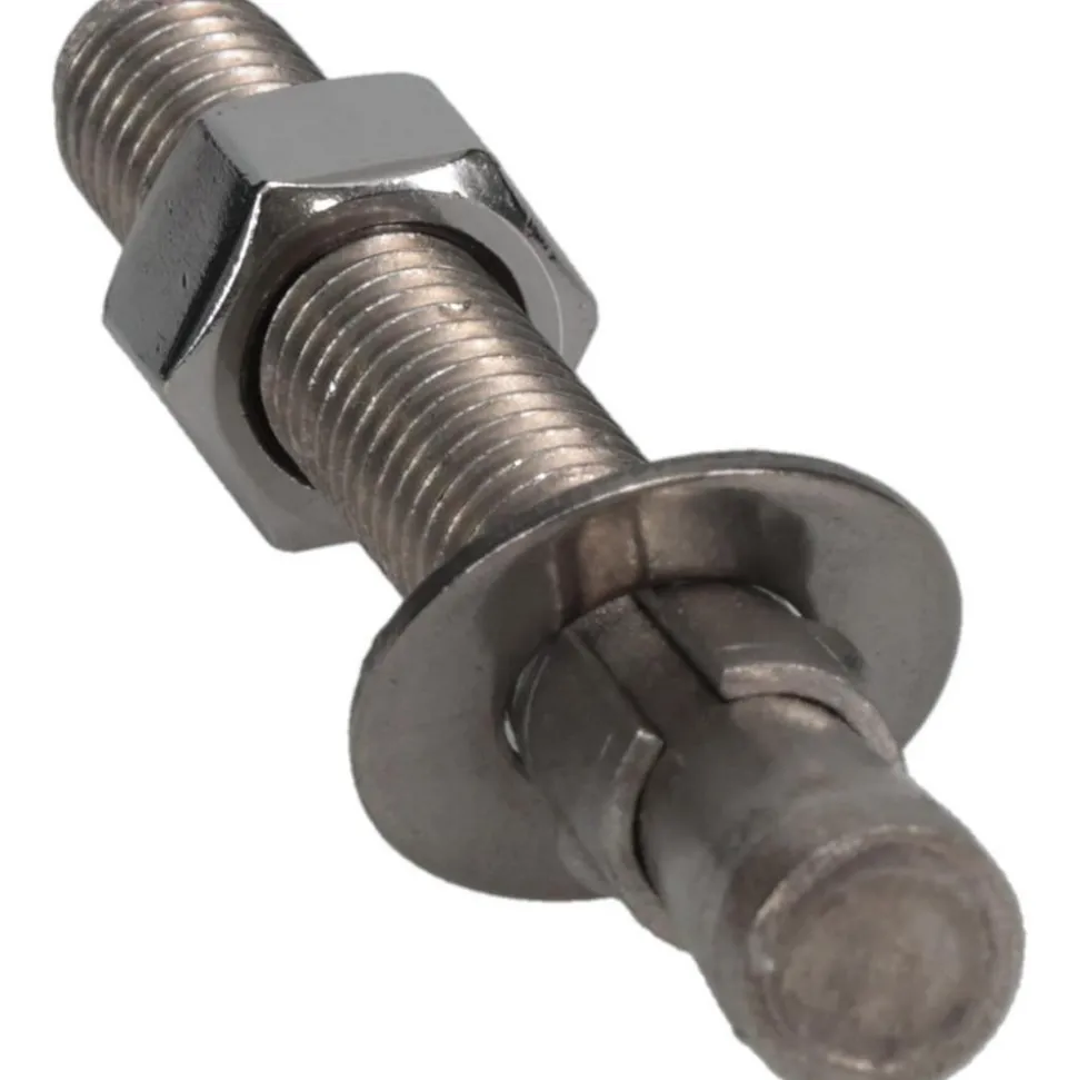 Concrete Wedge Expansion Anchor: 3/8" Dia, 3" OAL