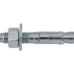 Concrete Wedge Expansion Anchor: 3/8" Dia, 2-1/4" OAL