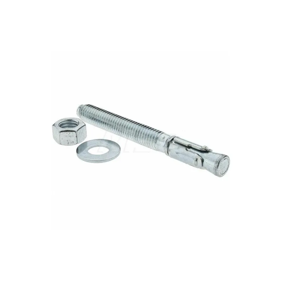 Concrete Wedge Expansion Anchor: 1/2" Dia, 4-1/2" OAL