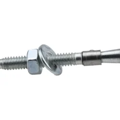 Concrete Wedge Expansion Anchor: 1/4" Dia, 2-1/4" OAL