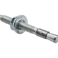 Concrete Wedge Expansion Anchor: 1/4" Dia, 2-1/4" OAL