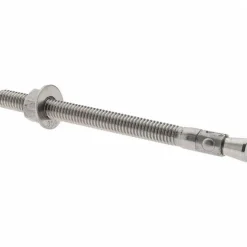 Concrete Wedge Expansion Anchor: 3/8" Dia, 5" OAL, 1-5/8" Min Embedment