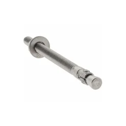 Concrete Wedge Expansion Anchor: 3/8" Dia, 5" OAL, 1-5/8" Min Embedment