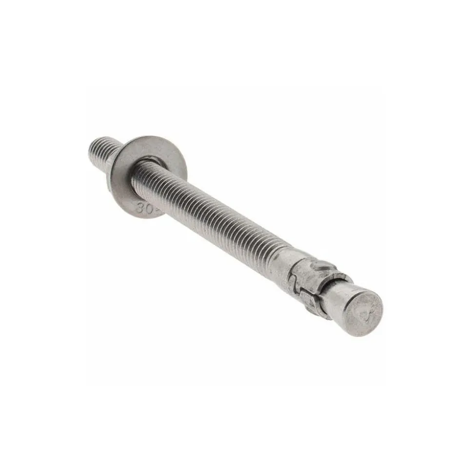 Concrete Wedge Expansion Anchor: 3/8" Dia, 5" OAL, 1-5/8" Min Embedment