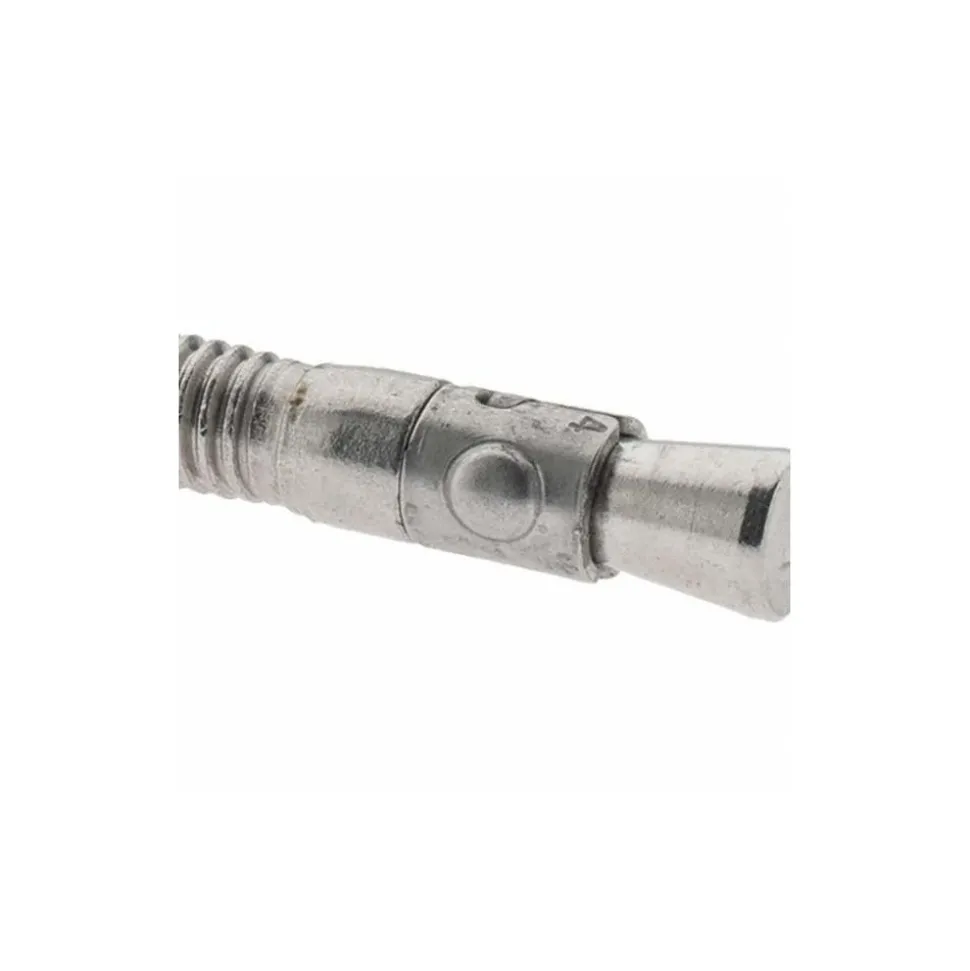 Concrete Wedge Expansion Anchor: 3/8" Dia, 5" OAL, 1-5/8" Min Embedment