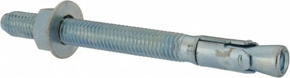 Concrete Wedge Expansion Anchor: 1/2" Dia, 5-1/2" OAL