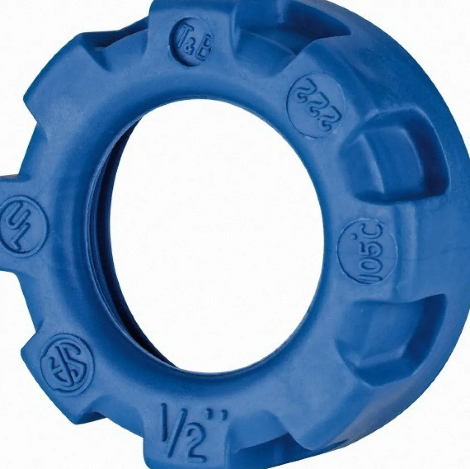 Conduit Bushing: For Rigid & Intermediate (IMC), Plastic, 1/2" Trade Size