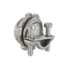 Conduit Connector: Die Cast Zinc, 3/8" Trade Size