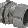 Conduit Connector: For EMT, Die Cast Zinc, 1/2" Trade Size