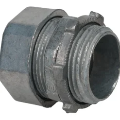 Conduit Connector: For EMT, Die Cast Zinc, 3/4" Trade Size