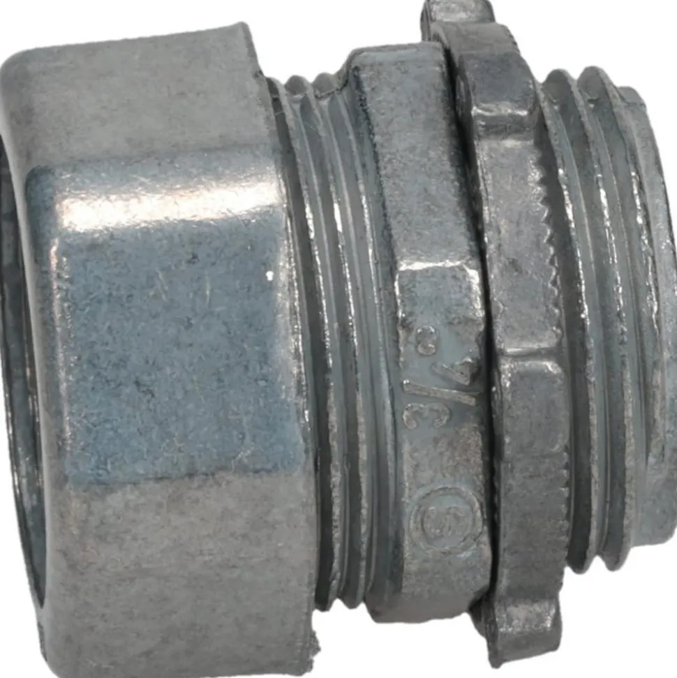 Conduit Connector: For EMT, Die Cast Zinc, 3/4" Trade Size
