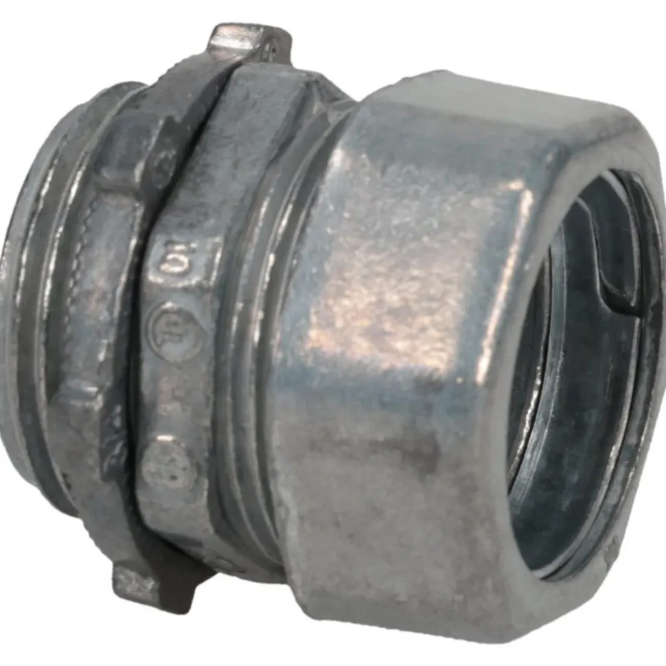 Conduit Connector: For EMT, Die Cast Zinc, 3/4" Trade Size