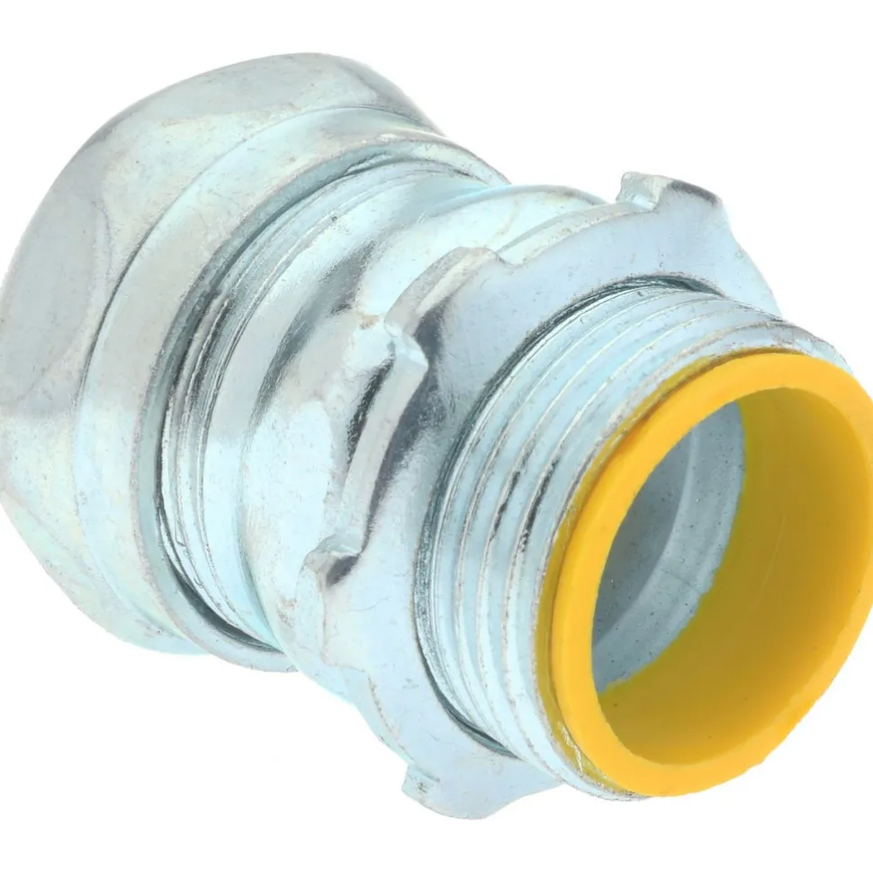 Conduit Connector: For EMT, Steel, 3/4" Trade Size