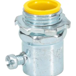 Conduit Connector: For EMT, Steel, 1/2" Trade Size