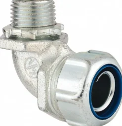 Conduit Connector: For Liquid-Tight, Malleable Iron, 1/2" Trade Size