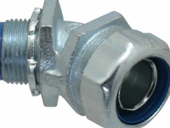 Conduit Connector: For Liquid-Tight, Malleable Iron, 3/4" Trade Size