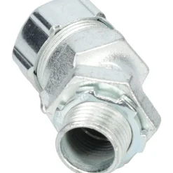 Conduit Connector: For Liquid-Tight, Malleable Iron, 1/2" Trade Size