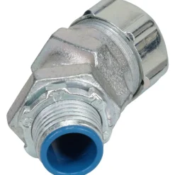 Conduit Connector: For Liquid-Tight, Malleable Iron, 1/2" Trade Size