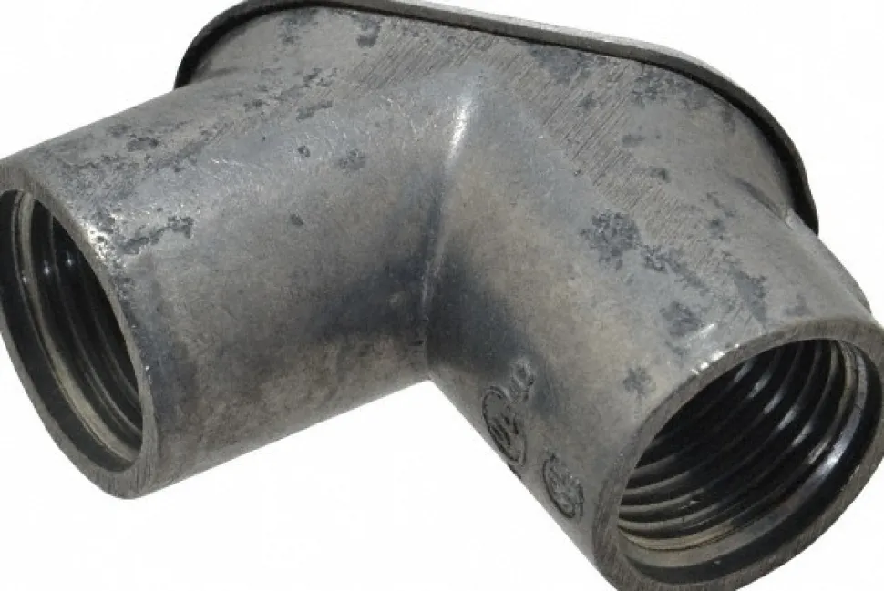 Conduit Elbow: For Rigid & Intermediate (IMC), Die Cast Zinc, 1/2" Trade Size